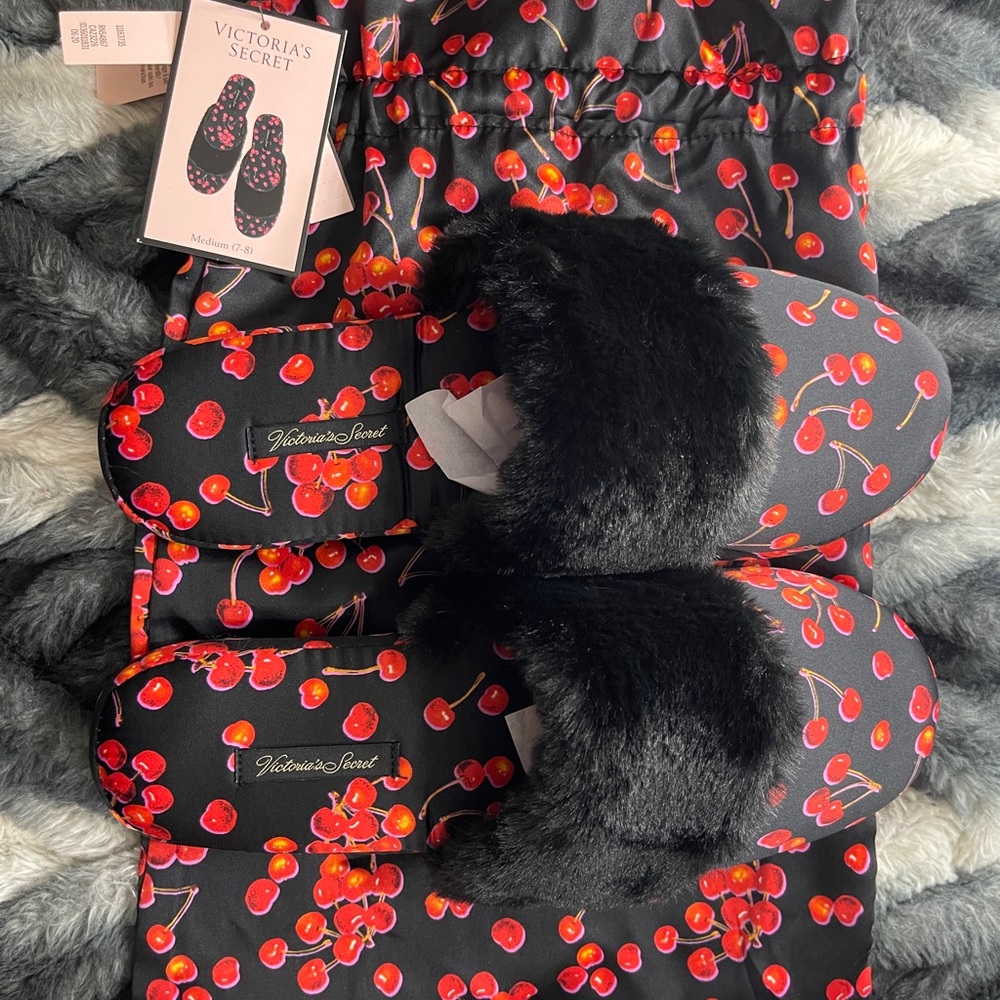 Victoria’s Secret Satin Slippers